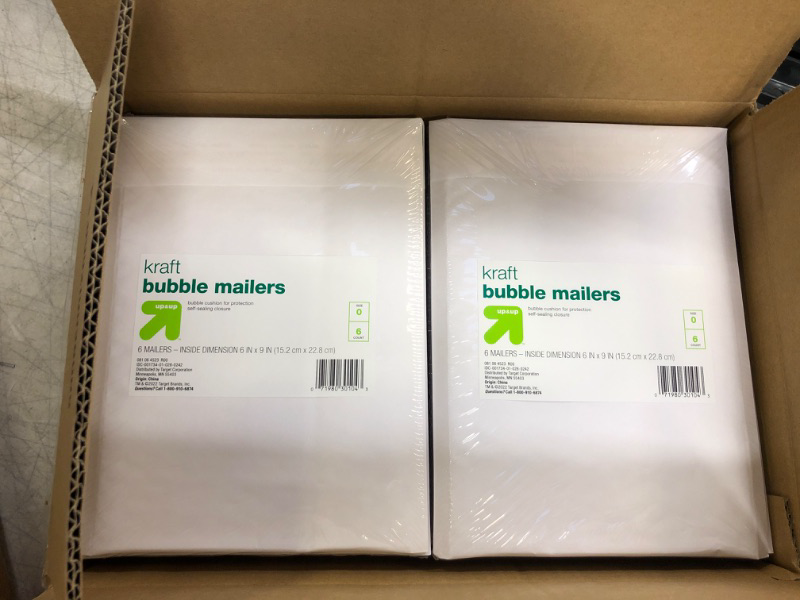 Photo 3 of  Bubble Mailer 6 x 9 White - up  up--6pack of 6