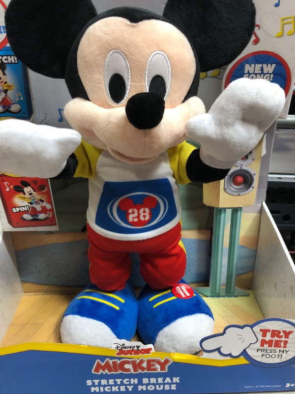 Photo 2 of Disney Junior Stretch Break Mickey Mouse Plush