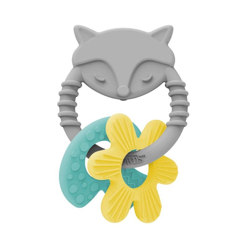 Photo 1 of 2 count-Dr. Brown’s Learning Loop Silicone Ring Teethers-Fox (3m-24m)
