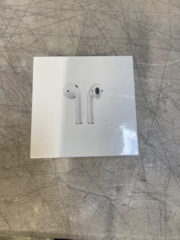 Photo 3 of Apple AirPods (2nd Generation) Wireless Earbuds with Lightning Charging Case Included. Over 24 Hours of Battery Life, Effortless Setup. Bluetooth Headphones for iPhone( factory sealed) 
