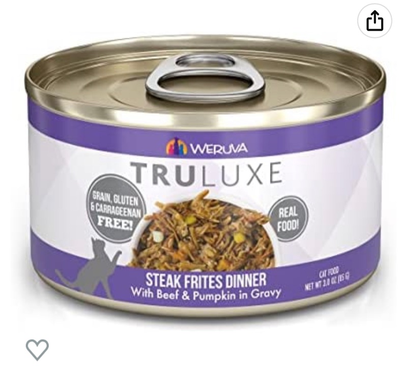 Photo 1 of  24 PACK Weruva TruLuxe Grain-Free Natural Canned Wet Cat Food (EXP NOV 2024) 