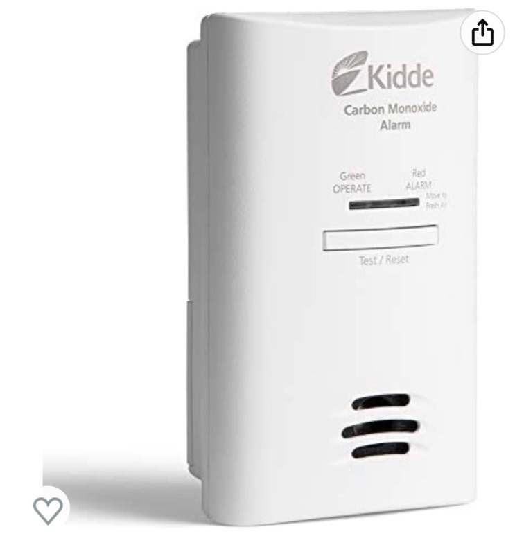 Photo 1 of Kidde Carbon Monoxide Detector, AC Plug-In with Battery Backup, CO Alarm with Replacement Alert