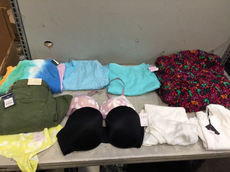 Photo 1 of Bag lot of 10 women clothing items - different styles and sizes ---sold as is --