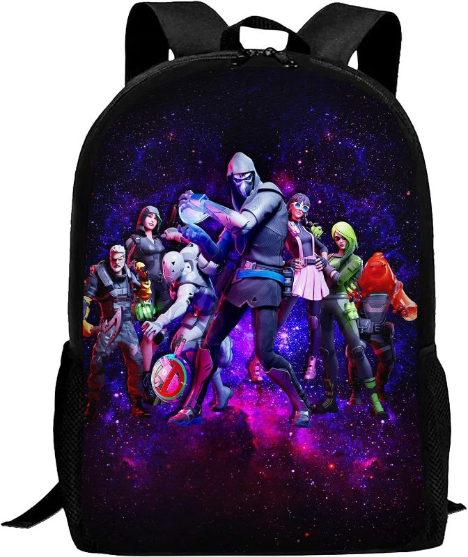 Photo 1 of Backpack for Boys and Girls, Cartoon Fashion School Backpack Large Capacity Lightweight Waterproof Backpack
