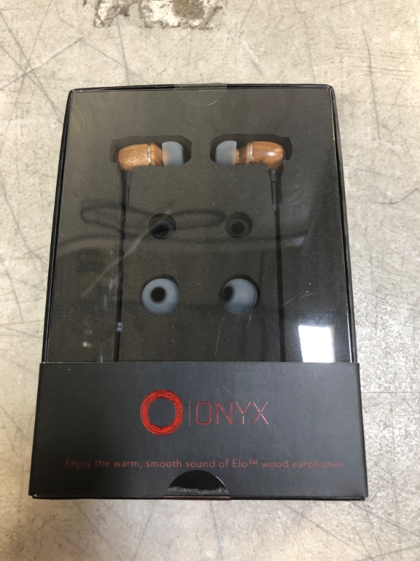 Photo 2 of Onyx Noise Cancelling in-Ear Wired Headphones with Mic, 3.5mm Plug Compatible with iPhones, iPads, Android Phones, Computers & Laptops (Zebra)
