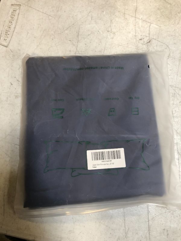 Photo 1 of Adubor Satin Pillowcase 2 Pack Silky Pillow Cases for Hair and Skin,Super Soft and Luxury Pillow Cases Covers with Envelope Closure (Navy, 20''x30'')

