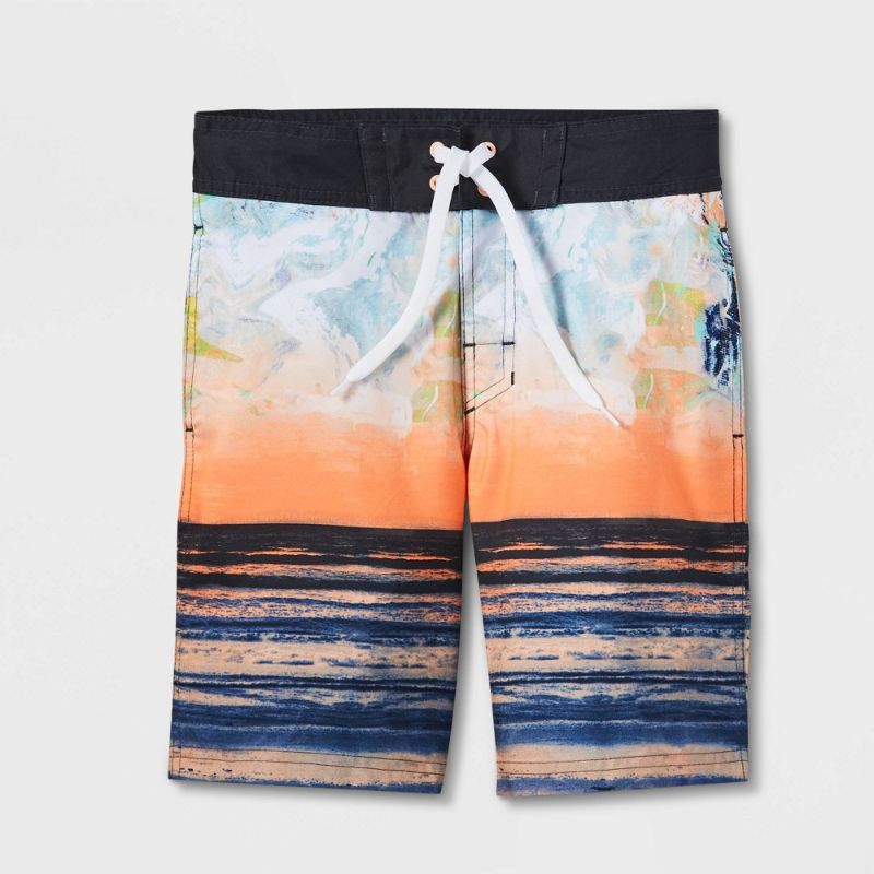 Photo 1 of Boys' Marble Print Swim Shorts - Art Class™ 5
