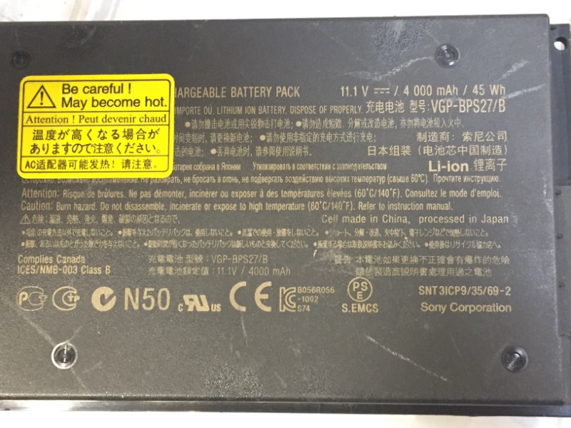 Photo 3 of 45Wh 11.1V Laptop Battery for Sony: Compatible with Sony Vaio VPCZ21 VPCZ219FJ/B VPCZ21AJ VPCZ21AGJ/B VPCZ212GX VPCZ212GX/B VPCZ213GX VPCZ213GXB VPCZ213GX/B VPCZ214GX VPCZ214GX/B VPCZ214GX/L Series
