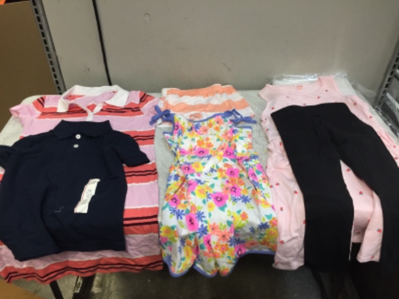 Photo 1 of BAG LOT, ASSORTED TODDLER AND KIDS CLOTHING, VARIOUS SIZES AND COLORS, ITEMS SOLD AS IS