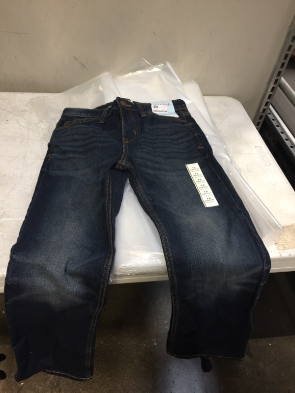 Photo 1 of Boys' Bootcut Fit Denim Jeans - Cat & Jack Dark  BOYS' SIZE 12