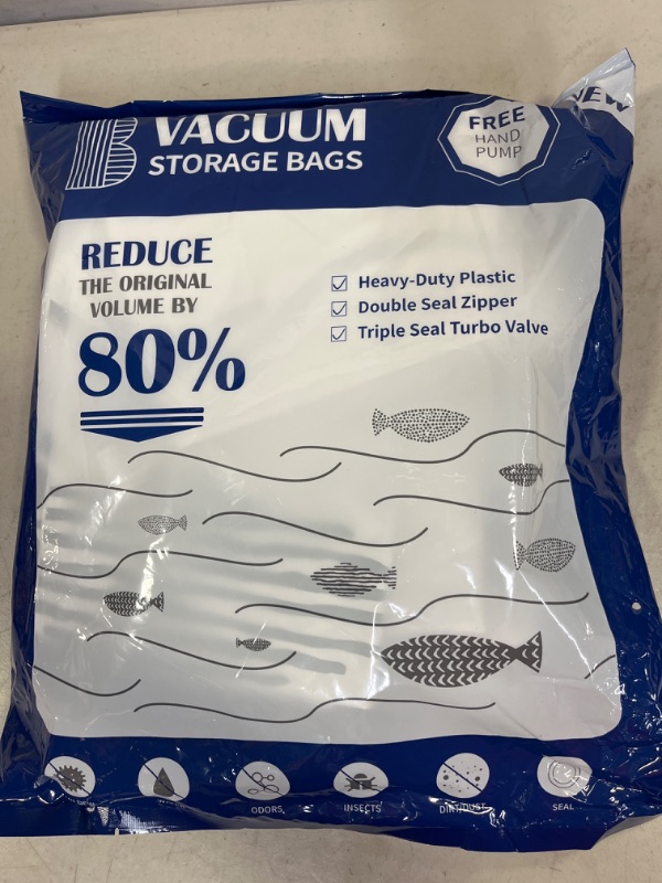 Photo 1 of 8 PACK VACUUM SEAL STORAGE BAGS