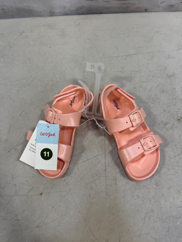 Photo 2 of  Toddler Ade Footbed Sandals - Cat & Jack Pink 11