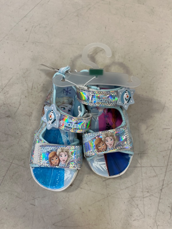 Photo 2 of  Toddler Girls' Disney Frozen Adventure Ankle Strap Sandals - Blue 9
