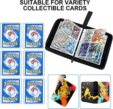 Photo 1 of FOYEGA Card Binder for Game Cards Binder 4-Pocket , 440 Pockets Games Collection Binder Card Holder Storage Carrying Case,Fit for TCG Yugioh Trading Cards,Toys Gifts for Boys Girls - ++IT'S SIMILAR BUT NOT THE EXACT ITEM THE PICTURE IS JUST AN EXAMPLE++
