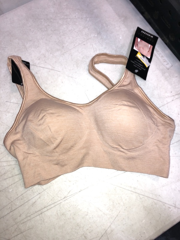 Photo 2 of Beauty by Bali WoMen's CoMfort Revolution Alpha Bra B488 - Nude SIZE MEDIUM