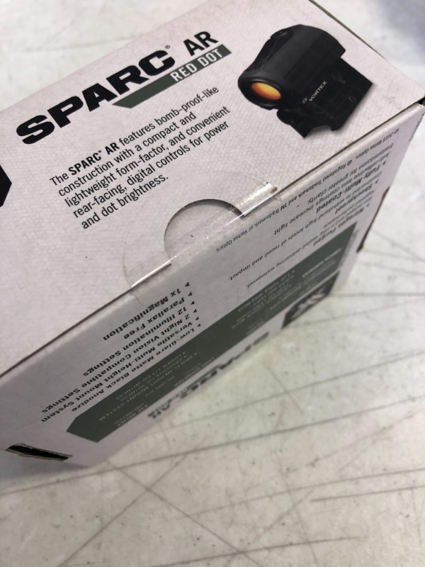 Photo 1 of Vortex Optics SPARC Red Dot Sight Gen II - 2 MOA Dot , BLACK