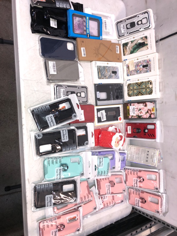 Photo 1 of MISC LOT OF CELL PHONE CASES , MANY DIFFERENT STYLES 