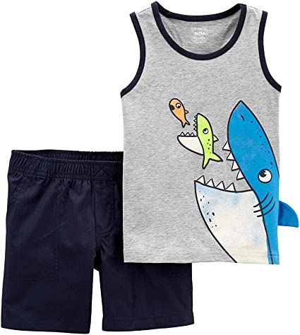 Photo 1 of Carter's Baby Boys' 2 Pc Playwear Sets SIZE 5T