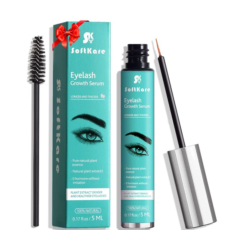 Photo 1 of Eyelash-Eyebrow-Organic-Growth-Serum-SoftKare Natural Lash & Brow Growth Enhancer-Rapid Grow Lashes For Women