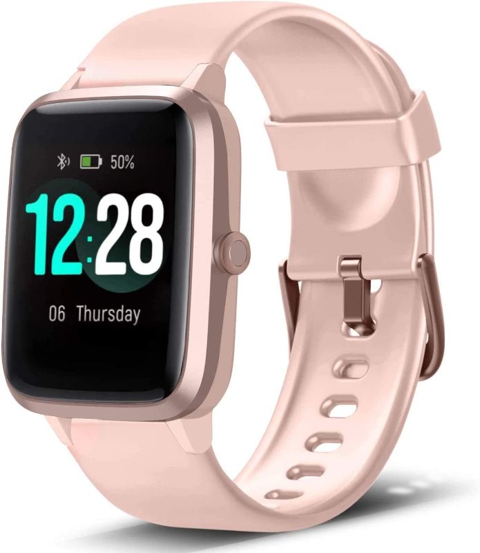 Photo 1 of Chasely Smart Watch Fitness Tracker Heart Rate Monitor Step Calorie Counter Sleep Monitor Music Control IP68 Water Resistant 1.3" Color Touch Screen Tracking Pedometer for Women Men