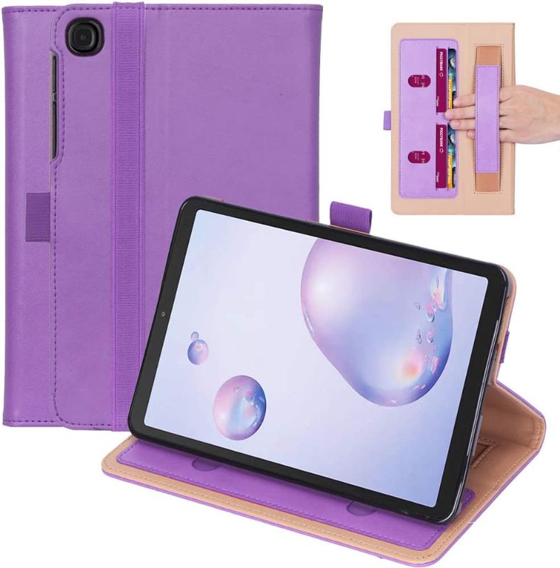 Photo 1 of Gylint Case for Glaxy Tab A7 2020, Multifunctional Cover Standing Multiple Viewing Angles for Galaxy Tab A7 10.4 Inches 2020 SM-T500, SM-T507 Purple