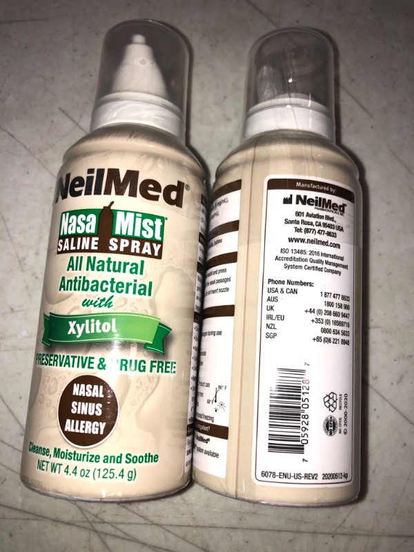 Photo 2 of 2 COUNT NeilMed NasaMist Saline Spray with Xylitol