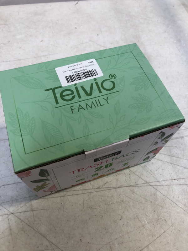 Photo 1 of 2.6 GALLON 330 Counts Strong Trash Bags Garbage Bags by Teivio, Bathroom Trash Can Bin Liners, Small Plastic Bags for home office kitchen (Metal Mixed)
