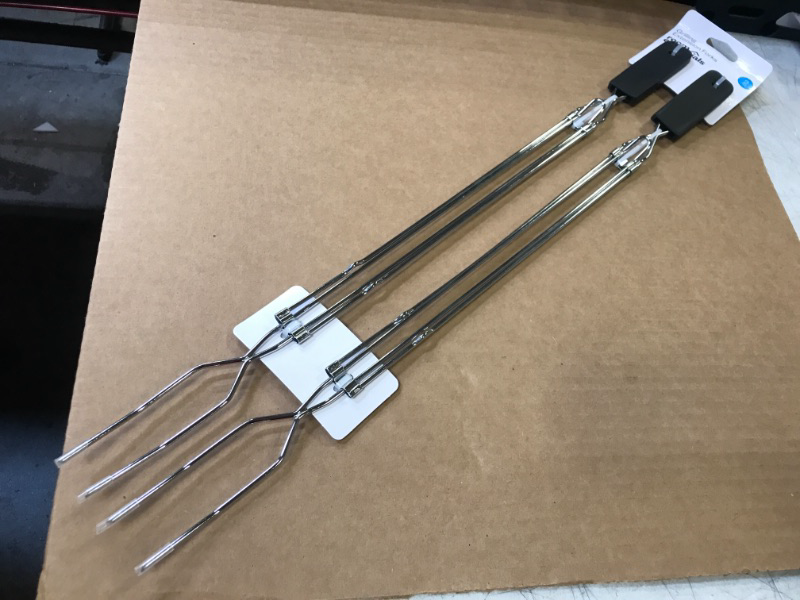Photo 2 of 2pcs Stainless Steel Extension Forks - Room Essentials
