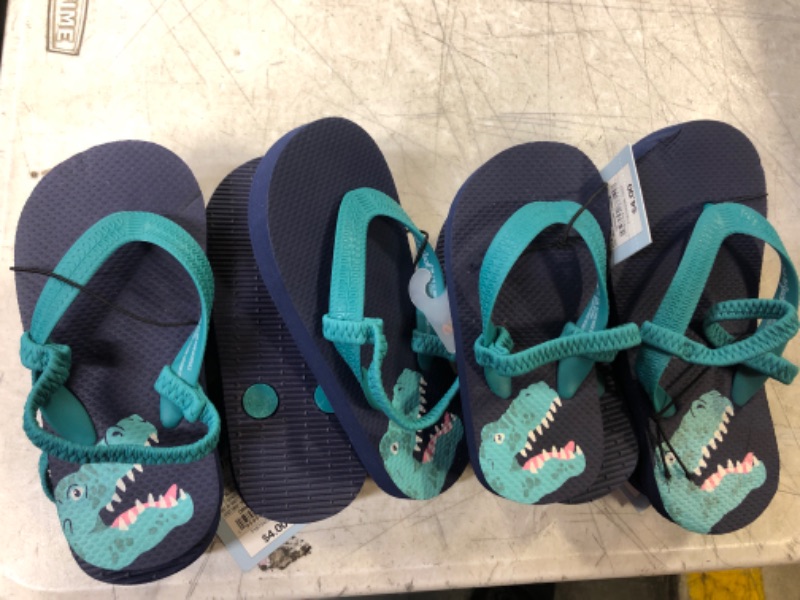 Photo 1 of BOYS DINOSAUR SANDALS, 4 COUNT, VARIOUS SIZES. 