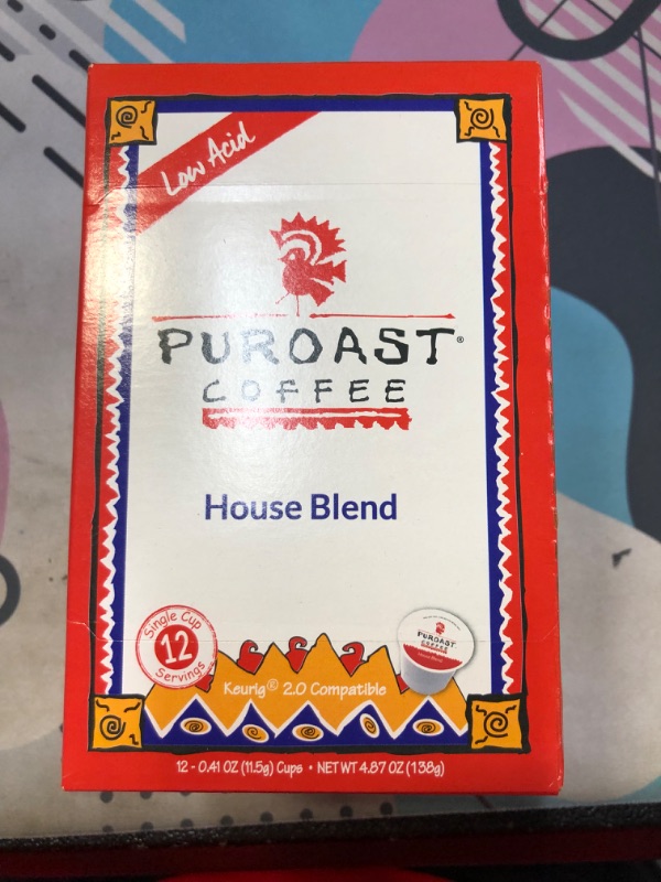 Photo 2 of  Puroast Low Acid Coffee House Blend Single Serve, 2.0 Keurig Compatible, 4.65 Oz  -- BB 08/30/2023 --