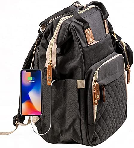 Photo 1 of INDIVIDUS Diaper Bag Backpack with Changing Station - Foldable Travel Baby Bag with Bassinet - Multifunctional Nappy Bag for Girls and Boys