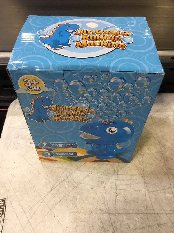 Photo 1 of balnore Dinosaur Bubble Machine for Toddlers 
