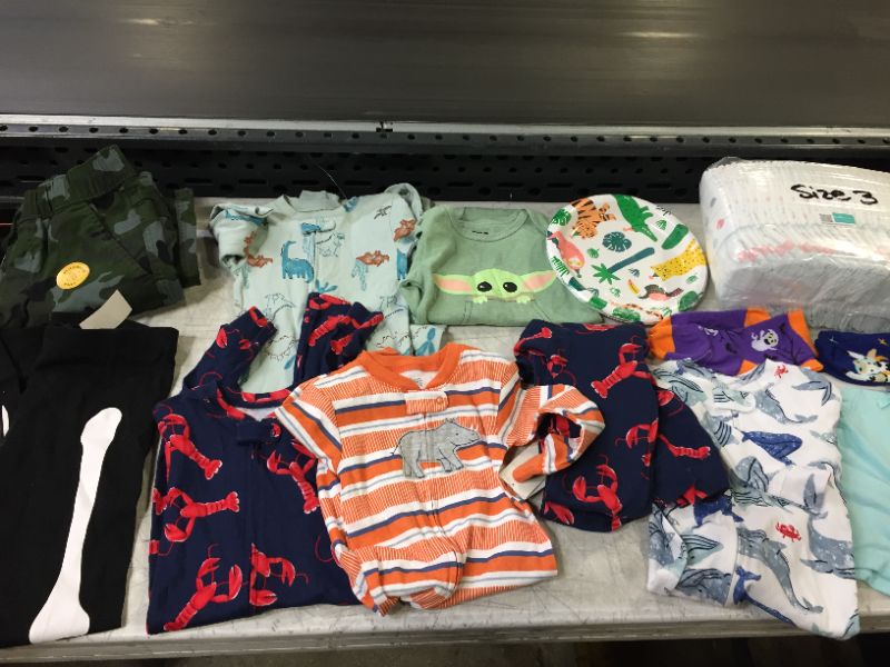 Photo 1 of BAG LOT BABY BOY AND BOYS CLOTHES DIFFERENT STYLES AND SIZES --SOLD AS IS ---