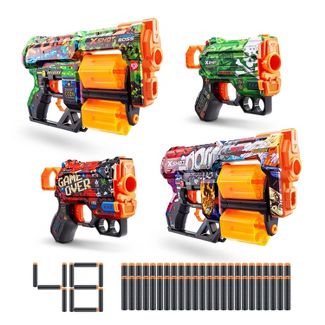 Photo 1 of X-Shot SKINS Double Dread Double Menace Dart Blaster Combo Pack by ZURU