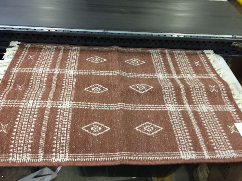 Photo 2 of 2'3"x3'9" Southwest Plaid Accent Rug - Project 62™

