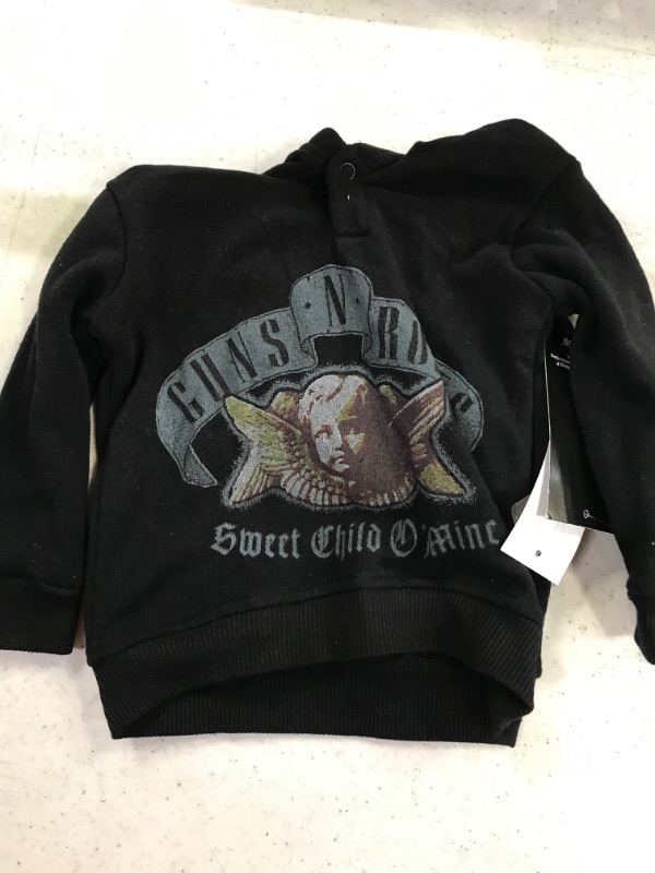 Photo 2 of Baby Boys' 2pc Guns N' Roses Long Sleeve Fleece Pullover and Jogger Set - Black *HOODIE ONLY*

