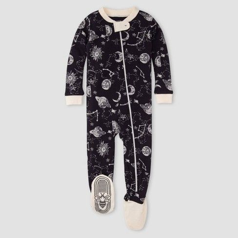 Photo 1 of Burt's Bees Baby Baby Boys' Space Dreams Organic Cotton Footed Pajama - White 18
