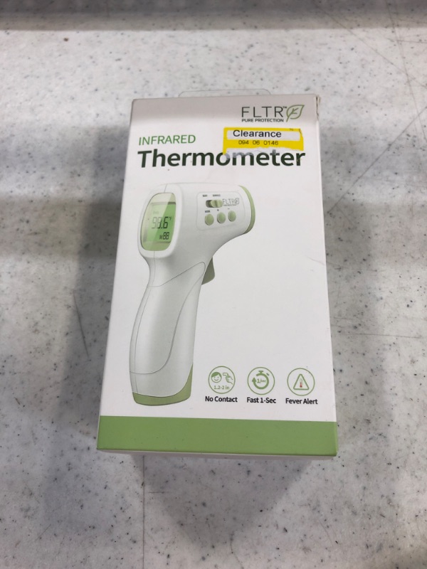 Photo 2 of FLTR No Contact Infrared Digital Forehead Thermometer
sealed 