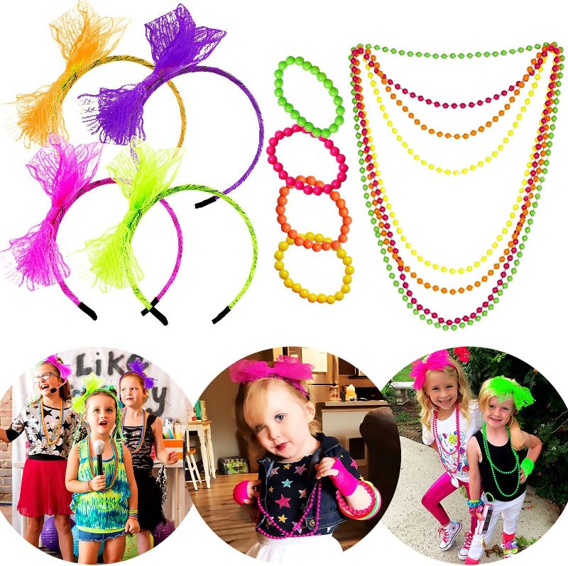 Photo 1 of 12 PCS Luxury 80s Party Supplies 80s Party Costumes For Kids Back To The 80s Party Supplies Back To The 90s Party Supplies Neon Party Supplies Neon Party Favors 90s Party Supplies
