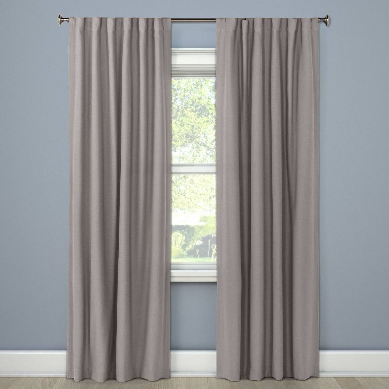 Photo 1 of 1pc 50"x84" Blackout Aruba Window Curtain Panel - Threshold™
