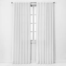 Photo 1 of 1pc Light Filtering Linen Window Curtain Panel - Threshold 54x95