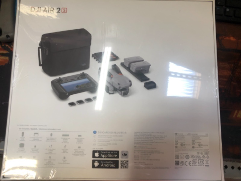 Photo 3 of DJI Air 2S Fly More Combo Drone with Smart Controller in Gray  -- Factory Sealed --
