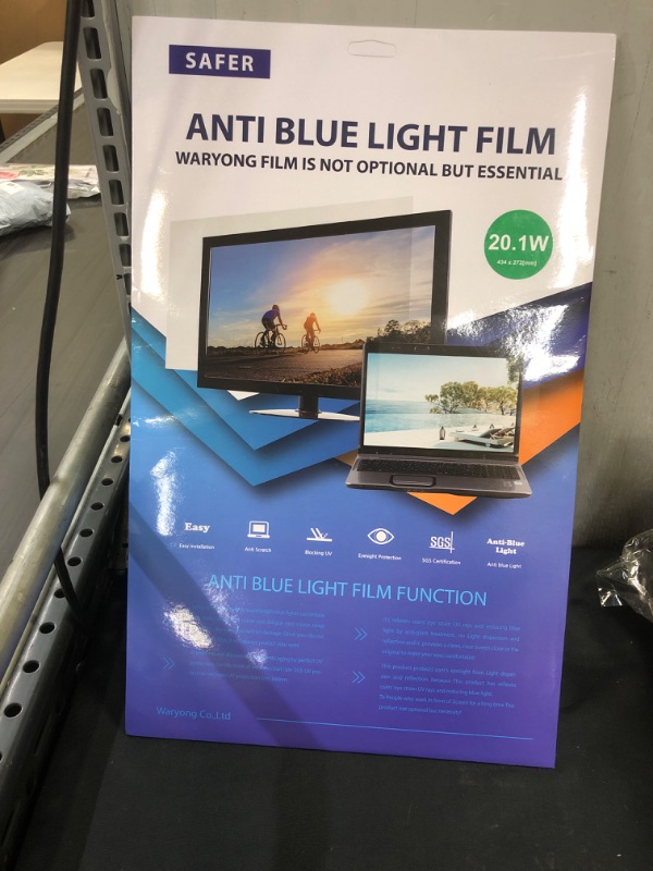 Photo 2 of 15.6 Inch Laptop Screen Protector -Blue Light and Anti Glare Filter, FORITO Eye Protection Blue Light Blocking & Anti Glare Screen Protector for 15.6" with 16:9 Aspect Ratio Laptop