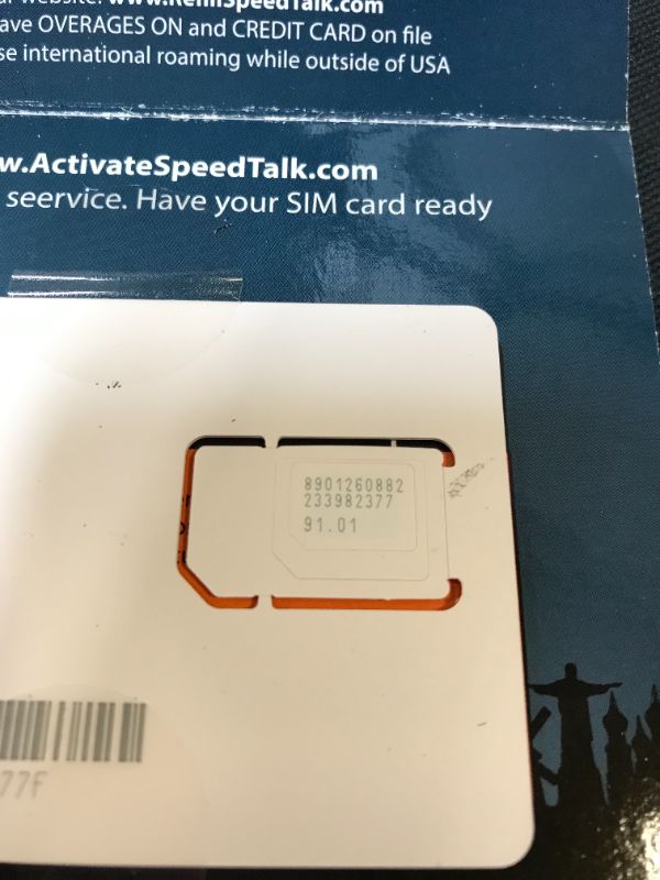 Photo 3 of SpeedTalk Mobile Travel SIM Card | Text & Data | Compatible with Unlocked 5G 4G LTE iOS Android Smart Phones | 3 in 1 Simcard - Standard Micro Nano | USA Canada Mexico
