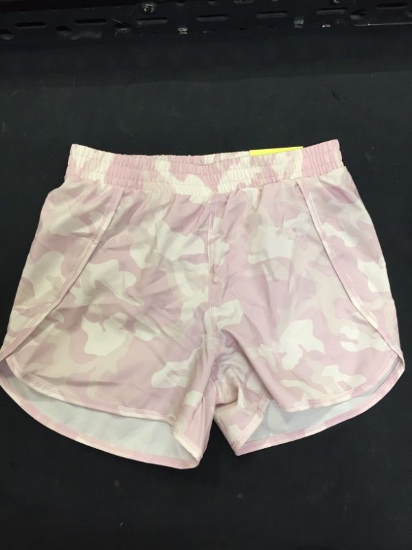 Photo 3 of 3 PACK-Girls' Run Shorts - All in Motion Camo Pink 
Size L 10/12 (girls)
