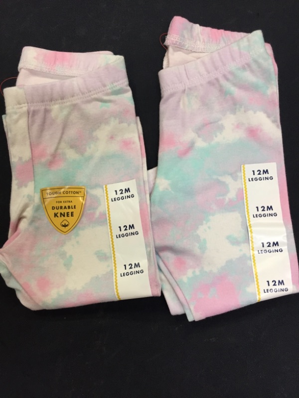 Photo 2 of 2 pack-Toddler Girls' Tie-Dye Leggings - Cat & Jack™
SIZE 12M