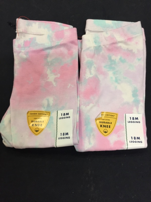 Photo 2 of 2 PACK-Toddler Girls' Tie-Dye Leggings - Cat & Jack™
SIZE 18M