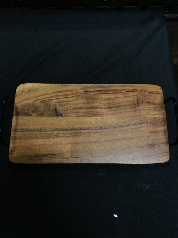 Photo 2 of 14" x 7" Wood Serving Board - Threshold™

