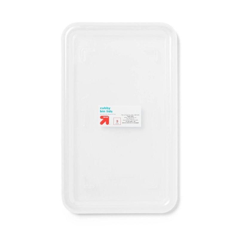 Photo 1 of 3pk Transparent Cubby Bin Lids - up & up™ 5PACK
