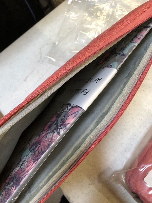 Photo 1 of LASSDOO Compatible with MacBook Air 13 inch Case (2017,2016,2015,2014,2013,2012,2011,2010) A1369/A1466 Plastic Hard Shell + Sleeve + Webcam Cover + Keyboard Cover + Screen Protector (Peony)